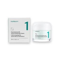 Numbuzin - No.1 Pantothenic B5 Active Soothing Cream, 80ml - kojący krem do twarzy